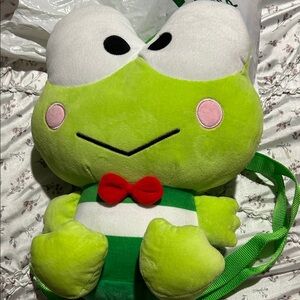 Keroppi Frog Plush Backpack